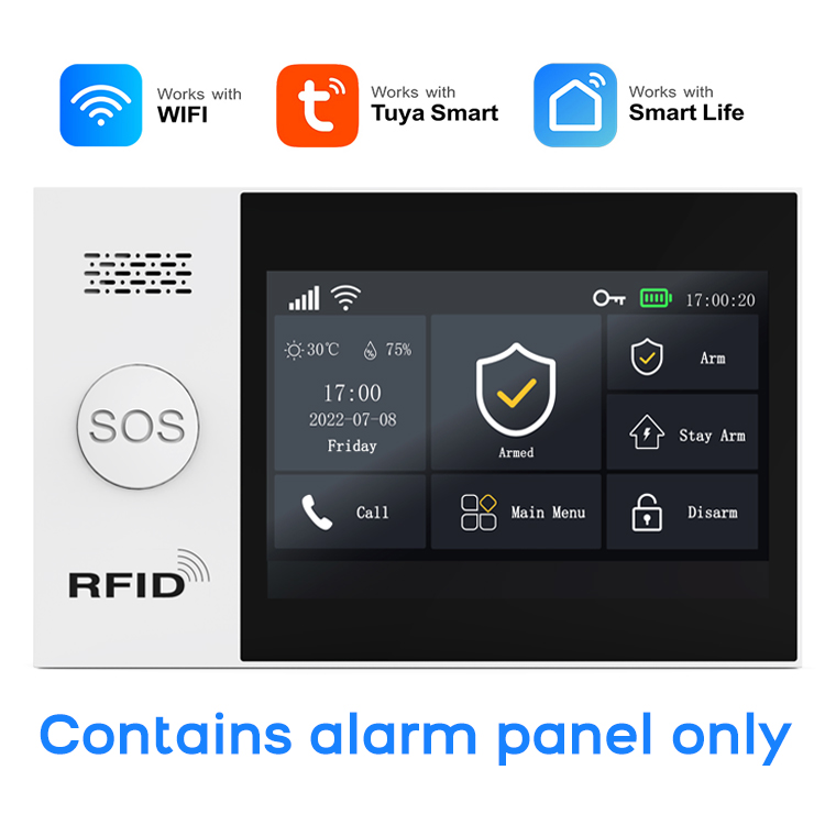 Smart Home Automation Kit - Tuya-ワイヤレス家庭用wifi/gsm,モーション検出器センサー,バーglar,アラームシステム,アプリケーションによる制御,PG-107