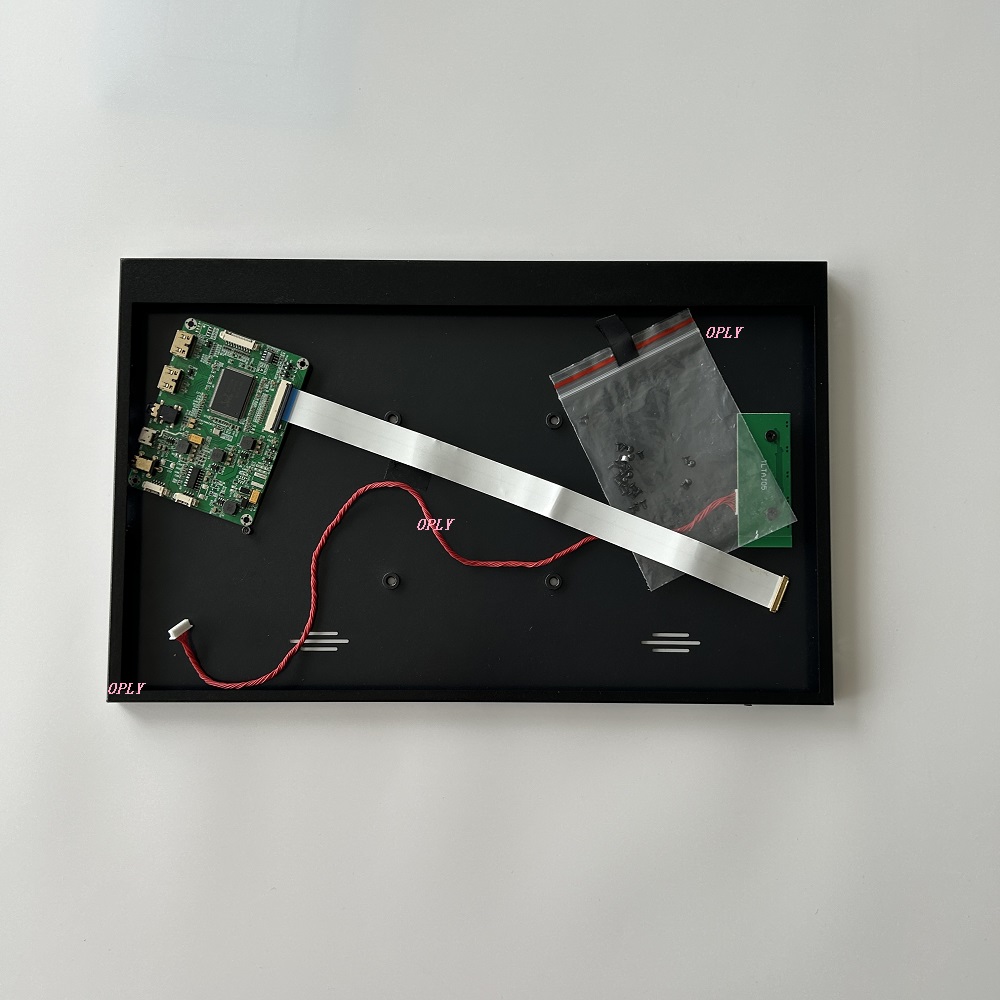 Microcontroller Kit - 超薄型金属ケース付きedpコントローラーボードキット,nv133fhm,r133nwf4,ミニHDMI互換,マイクロUSB, LED, 13.3インチ,1920x1080, 2