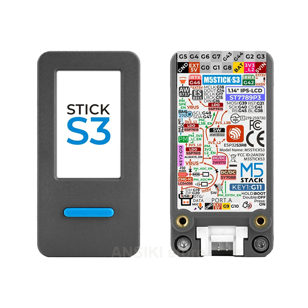 Esp32 Smart Home Kit - M5Stack M5StickS3 ESP32-S3 IoT開発キット、IoT制御スマートホームアプリケーション用の画面付きポータブルキット