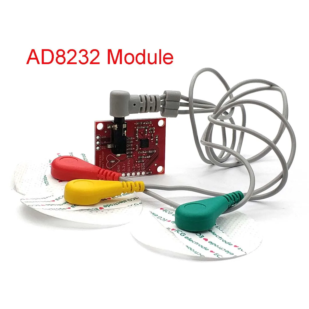 Sensor Kit Arduino - Ecgモジュールad8232ecg測定パルス心拍数ecg監視センサーモジュールキットarduino r3用