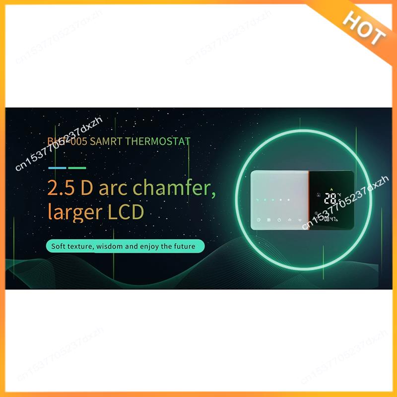 Wifi Thermostat - A43M スマート Wifi サーモスタット水/床暖房電気/ガスボイラーは Alexa Google