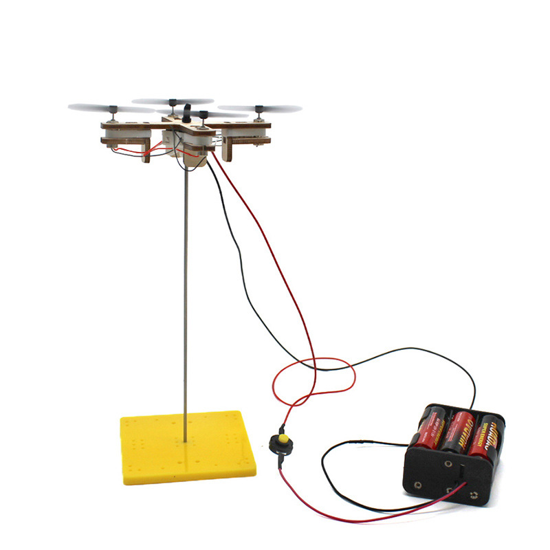Stem Robotics Kit - 面白い DIY ドローンモデル子供科学おもちゃ技術物理学教材ヘリコプターゲーム学習教育玩具子供のため