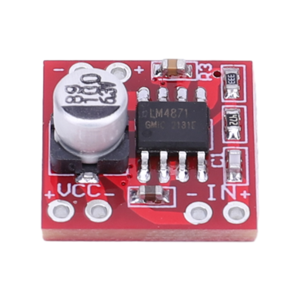 Electronics Project Kit - LM4871 シングルチャンネルアンプボード 3W 音声アンプモジュール DC 3V-5V