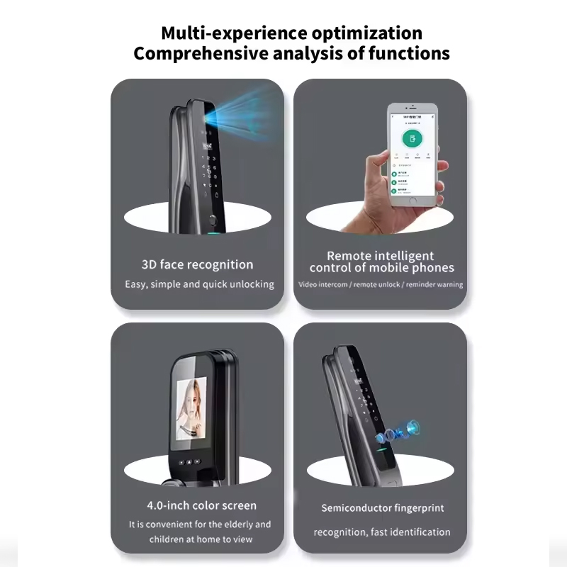 HX5スマートドアロック 3D顔認証 WiFiデジタル電子錠 - Smart Door Lock Wifi のレビューと価格