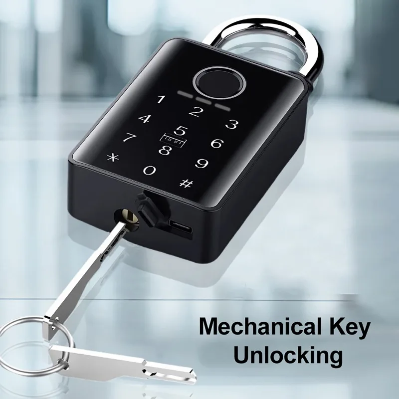 Tuya スマートドアロック指紋南京錠パスワードアプリカード - Smart Door Lock Wifi のレビューと価格