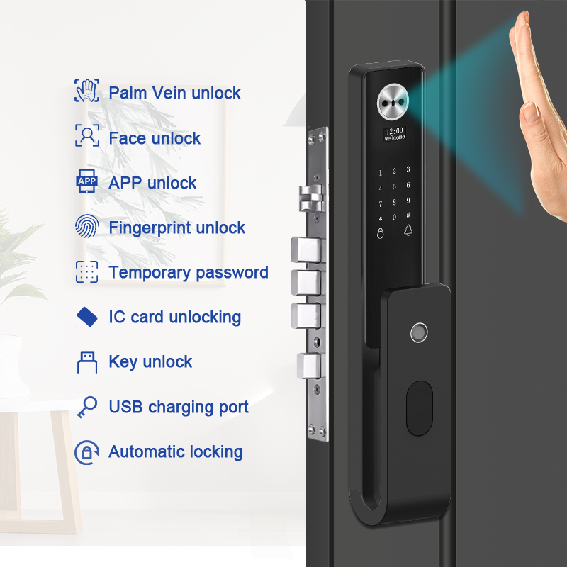 Tuya Wifi スマート指紋認証デジタルロック 顔認証ス - Smart Door Lock Wifi のレビューと価格