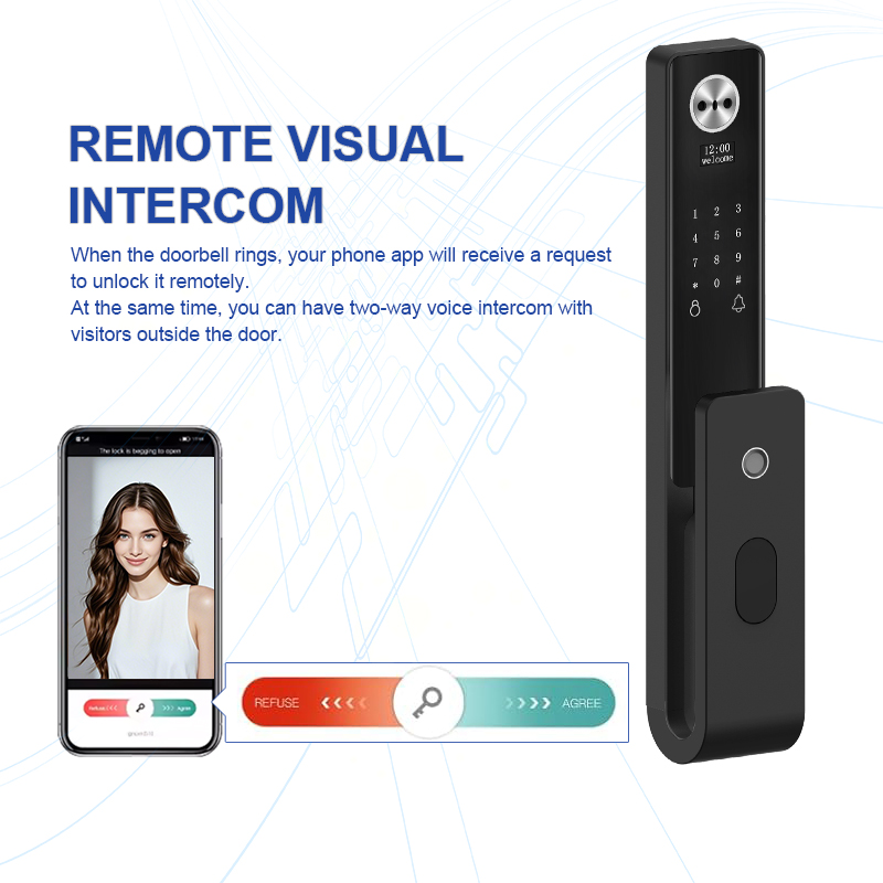 Tuya Wifi スマート指紋認証デジタルロック 顔認証ス - Smart Door Lock Wifi のレビューと価格