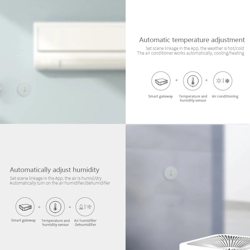 Tuya スマート Zigbee 温度と湿度センサーアプリ制 - Smart Home Automation Kit のレビューと価格