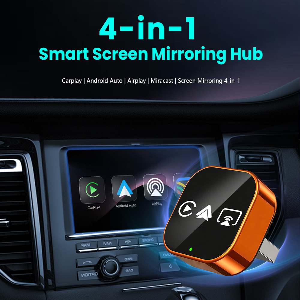 2026 4in1 新型アップグレードCarPlayアダプタ - Wifi Smart Plug のレビューと価格