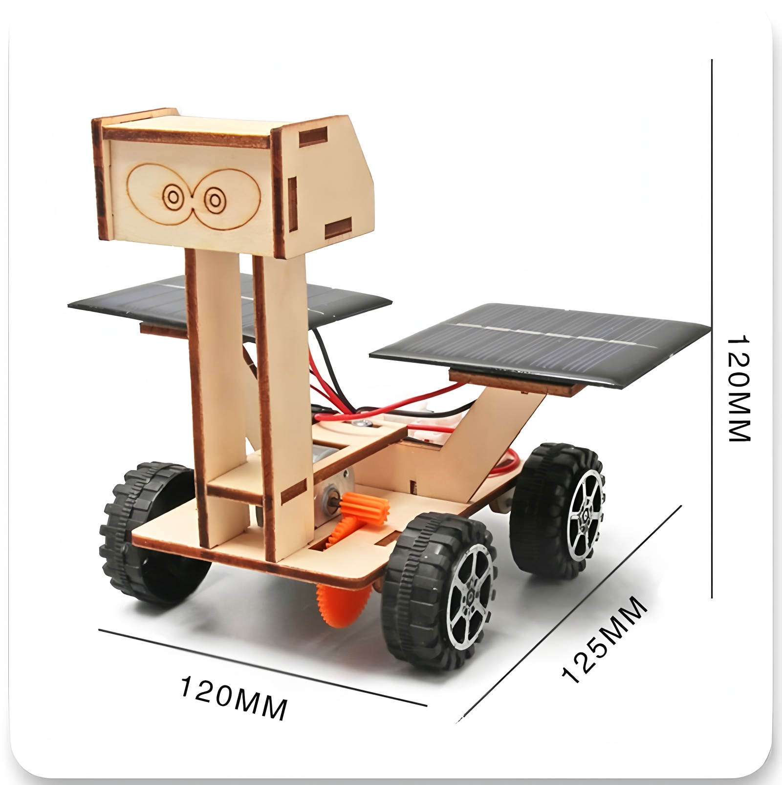 ソーラーカー月面探査車子供用 DIY 手組み立てモデル DI - Stem Robotics Kit のレビューと価格