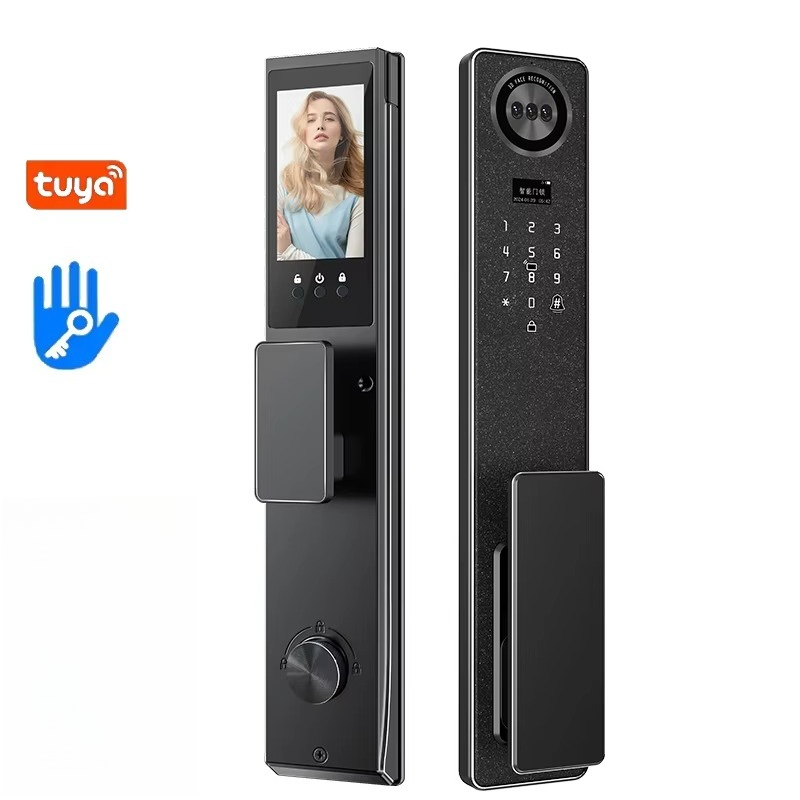 Tuya WiFi スマートドアロック、家庭用生体認証指紋ロ - Smart Door Lock Wifi のレビューと価格