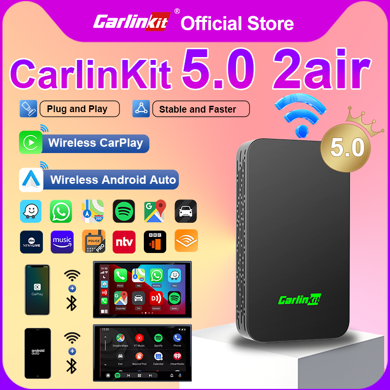 CarlinKit 5.0 有線接続からワイヤレス Andr - Wifi Smart Plug のレビューと価格
