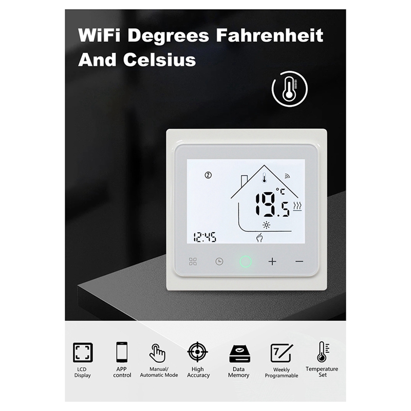 16A Tuya スマート WiFi サーモスタット水電気温 - Wifi Thermostat のレビューと価格
