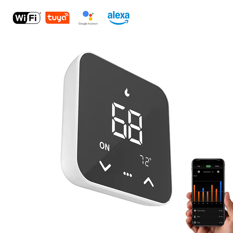 2026年新型Tuya WiFiスマートサーモスタット24V - Wifi Thermostat のレビューと価格