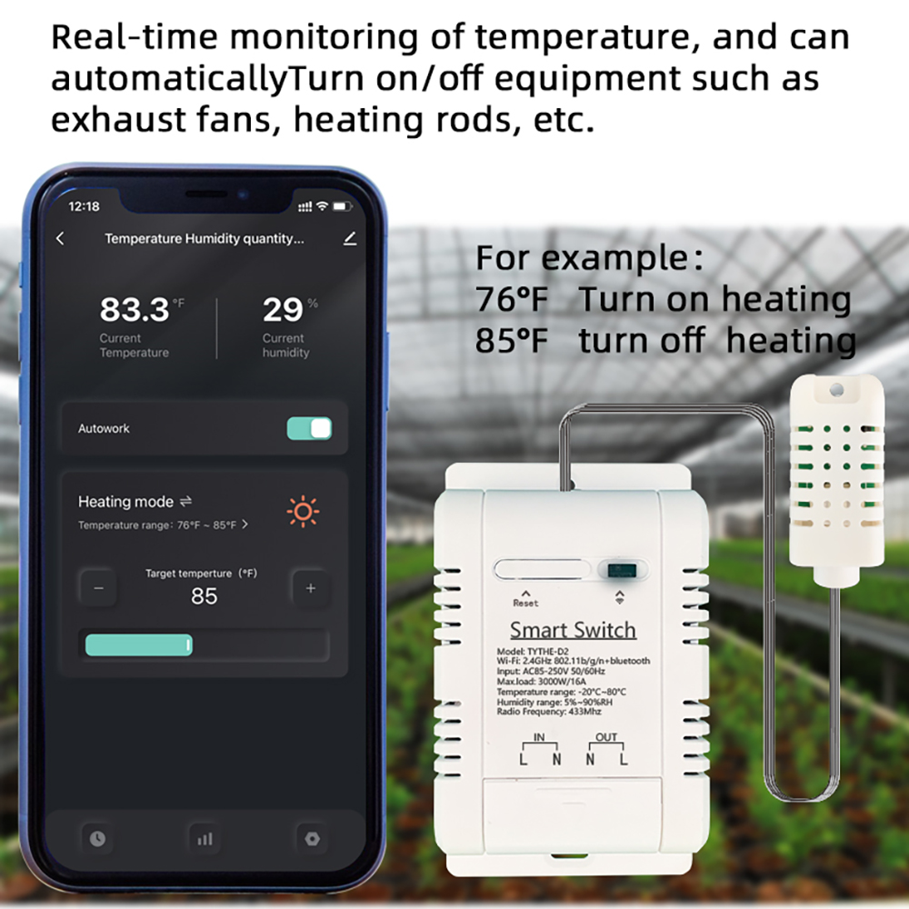 Tuya-Wifiスイッチ,消費監視,ワイヤレスコントローラ - Wifi Thermostat のレビューと価格