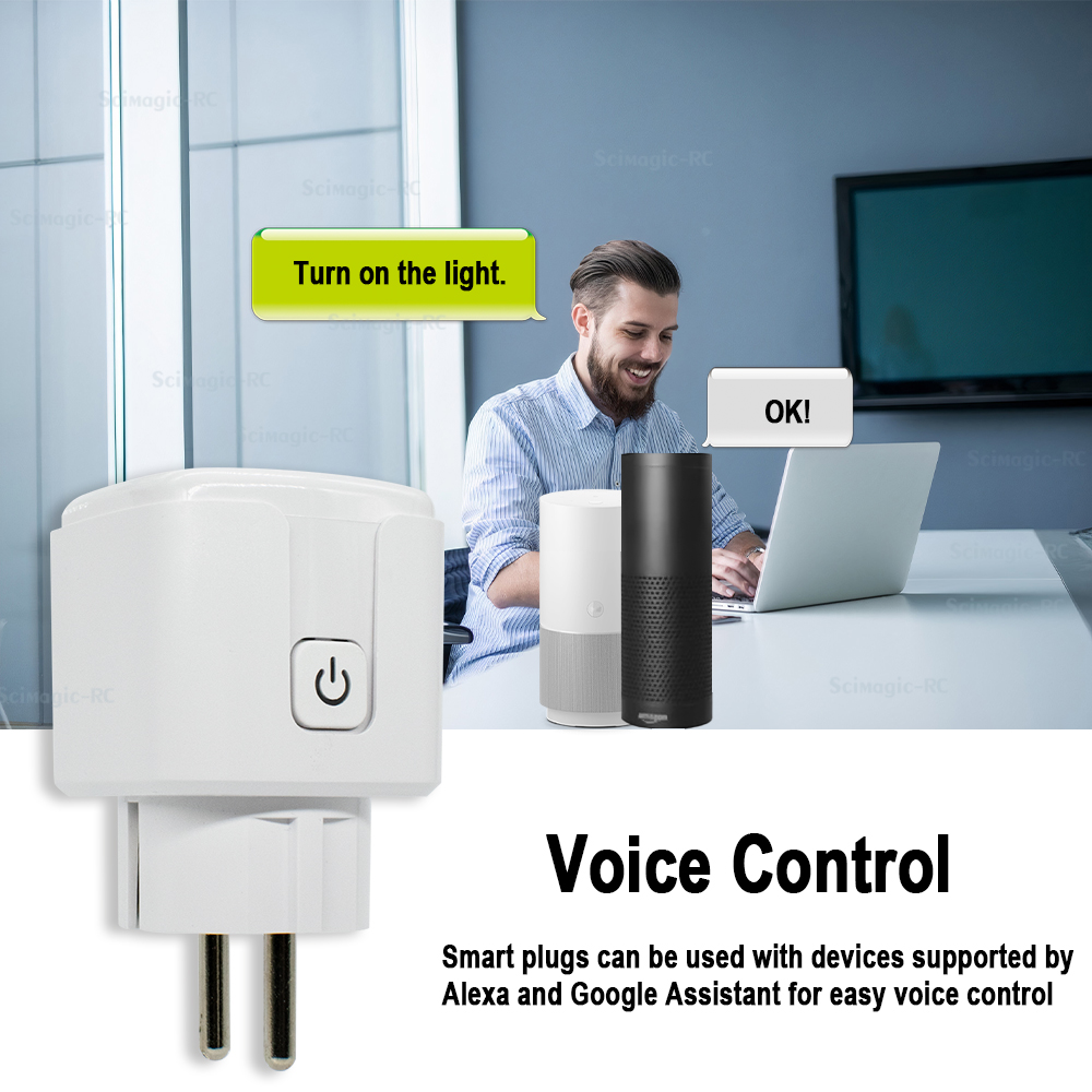 Tuya スマートプラグ WiFi ソケット 16A 電力監 - Wifi Smart Plug のレビューと価格