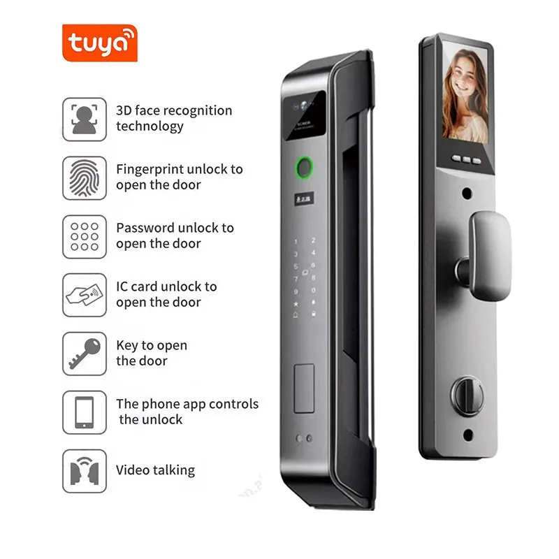 ロシア製 スプリット8560 スマート指紋認証ドアロック。カ - Smart Door Lock Wifi のレビューと価格