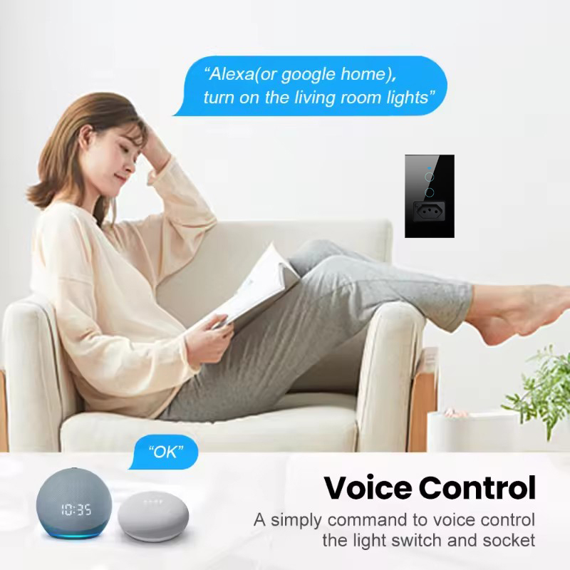 UNKAS Wifi スマートブラジルライトスイッチ壁ソケッ - Smart Light Switch Wifi のレビューと価格