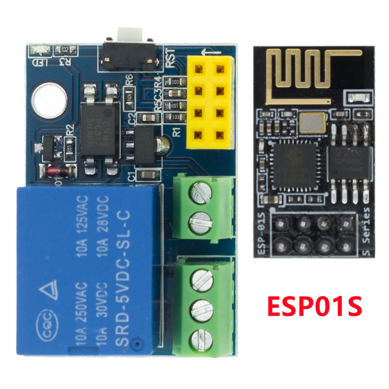 ESP8266 ESP-01 ESP-01S 5V WiFi - Esp8266 Relay Module のレビューと価格