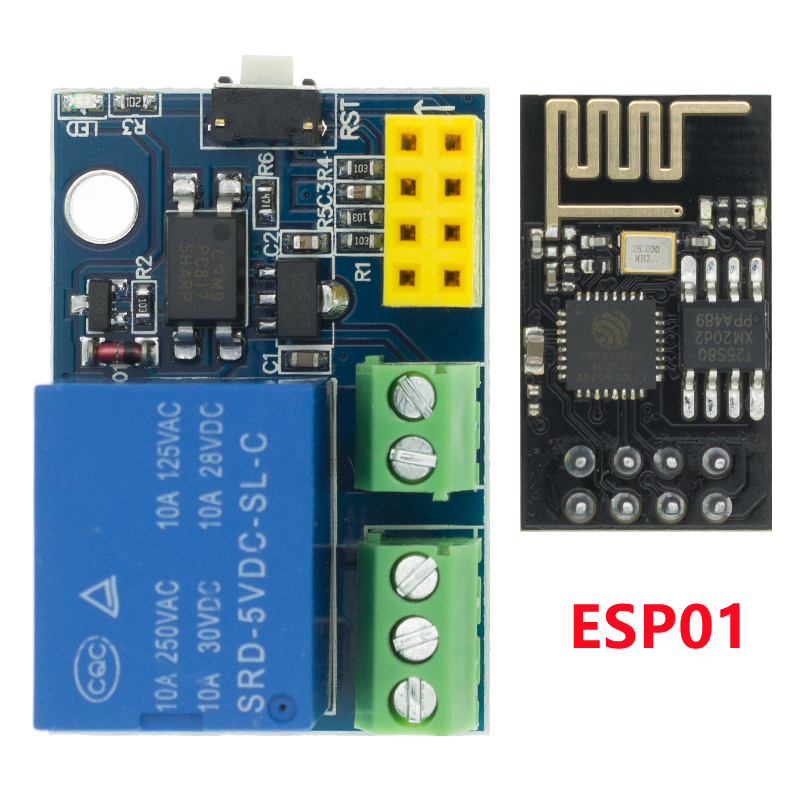 ESP8266 ESP-01 ESP-01S 5V WiFi - Esp8266 Relay Module のレビューと価格