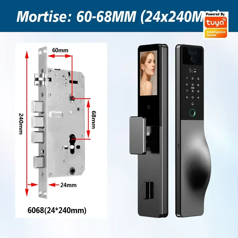 スマートロック、インターホン、パスワード、Tuya対応、リモ - Smart Door Lock Wifi のレビューと価格
