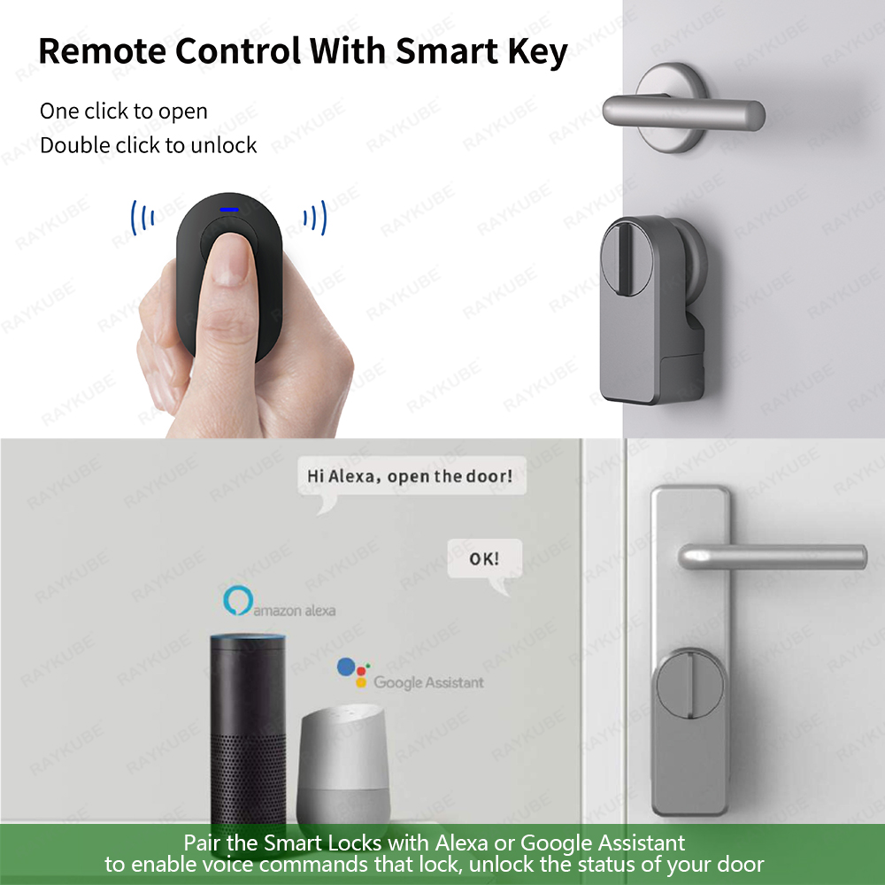 RAYKUBE A1 Pro Tuya BEL スマートドア - Smart Door Lock Wifi のレビューと価格