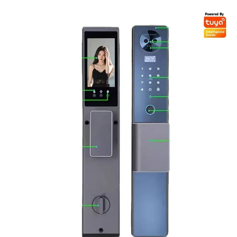 スマートロック、顔認識、自動開錠、家庭用、手のひら静脈認証、 - Smart Door Lock Wifi のレビューと価格