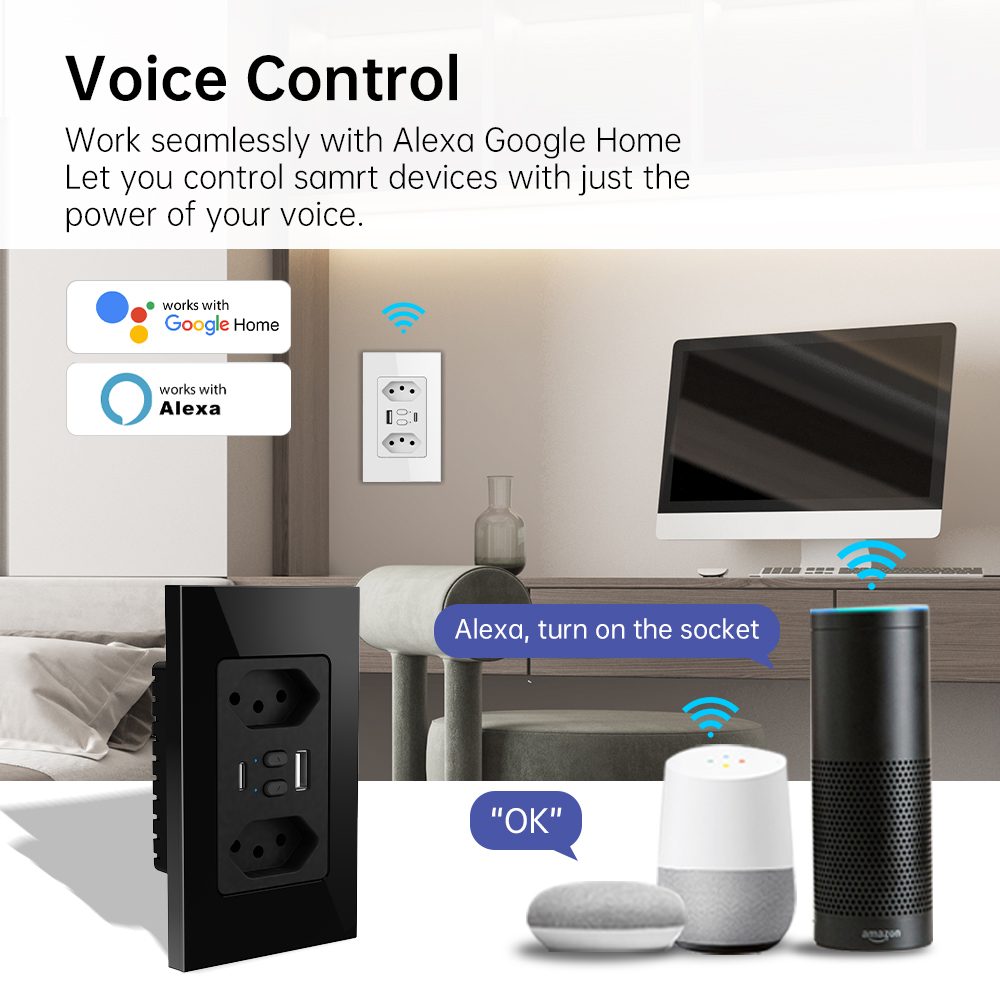 MANHOT Wifi スマートブラジルソケットスイッチ U - Wifi Smart Plug のレビューと価格