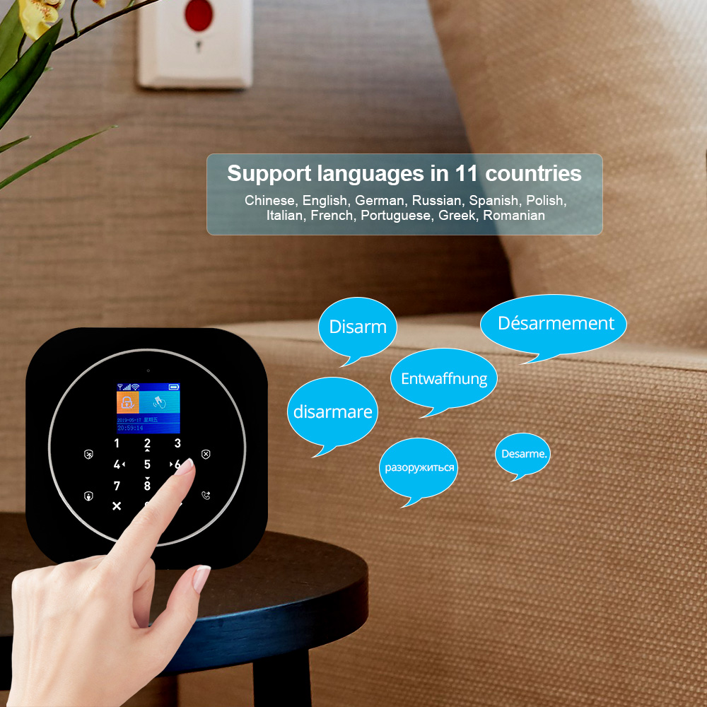 KERUI G12 ワイヤレス Tuya ホーム警報システム - Smart Home Automation Kit のレビューと価格