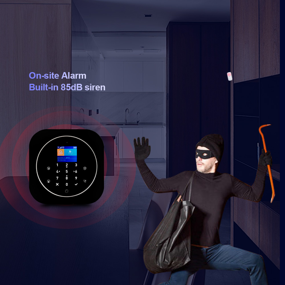 KERUI G12 ワイヤレス Tuya ホーム警報システム - Smart Home Automation Kit のレビューと価格
