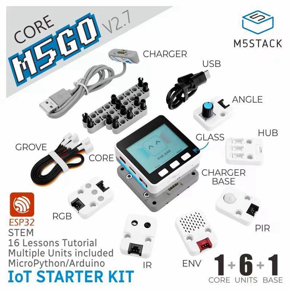よくできたM5stack M5GO IoTスタータープログラ - Iot Kit Beginner のレビューと価格