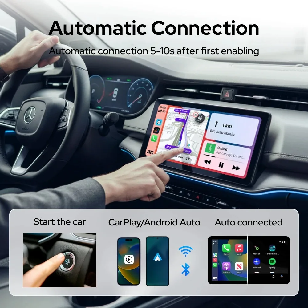 TrolinkTek ワイヤレスCarPlay Androi - Wifi Smart Plug のレビューと価格