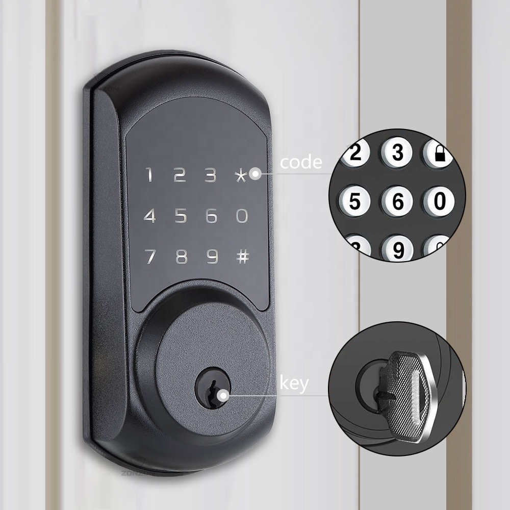 防水ゲートコードホームデジタルロックキーレスホームドアスマー - Smart Door Lock Wifi のレビューと価格