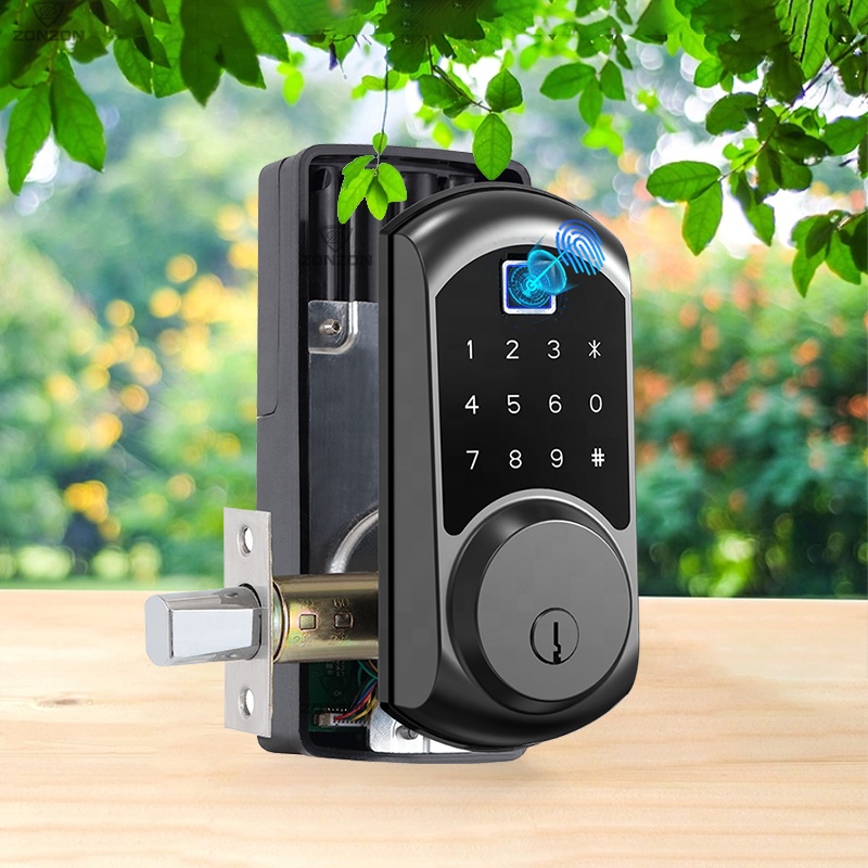 防水ゲートコードホームデジタルロックキーレスホームドアスマー - Smart Door Lock Wifi のレビューと価格