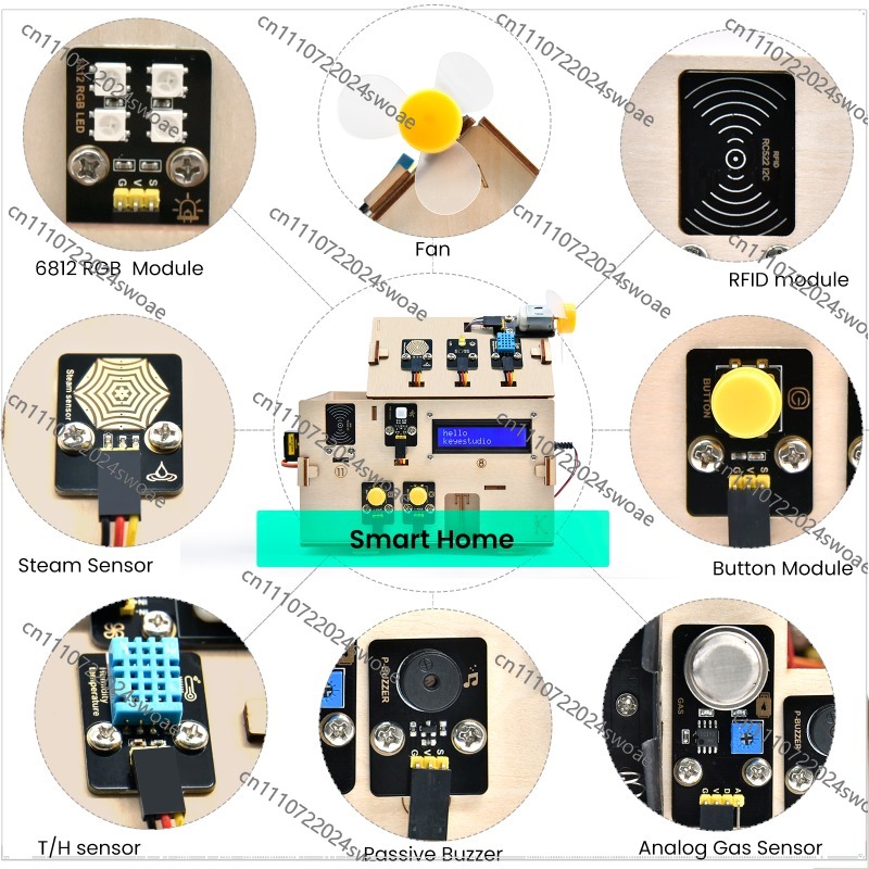 IoTスマートホーム電子部品キット ESP32学習キット - Esp32 Smart Home Kit のレビューと価格