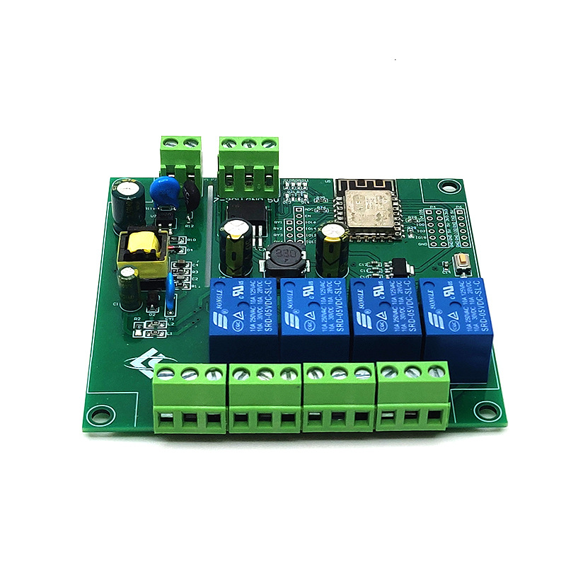 AC/DCリレーボード、ESP8266 Wi-Fi 4チャン - Esp8266 Relay Module のレビューと価格