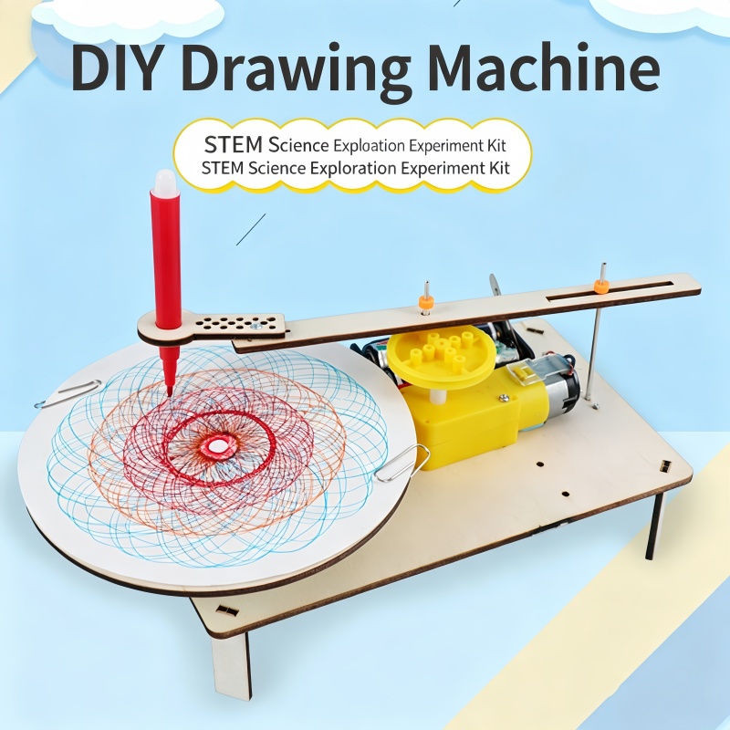 1-3個入り DIY木製電動プロッター描画ロボットおもちゃ  - Electronics Project Kit のレビューと価格