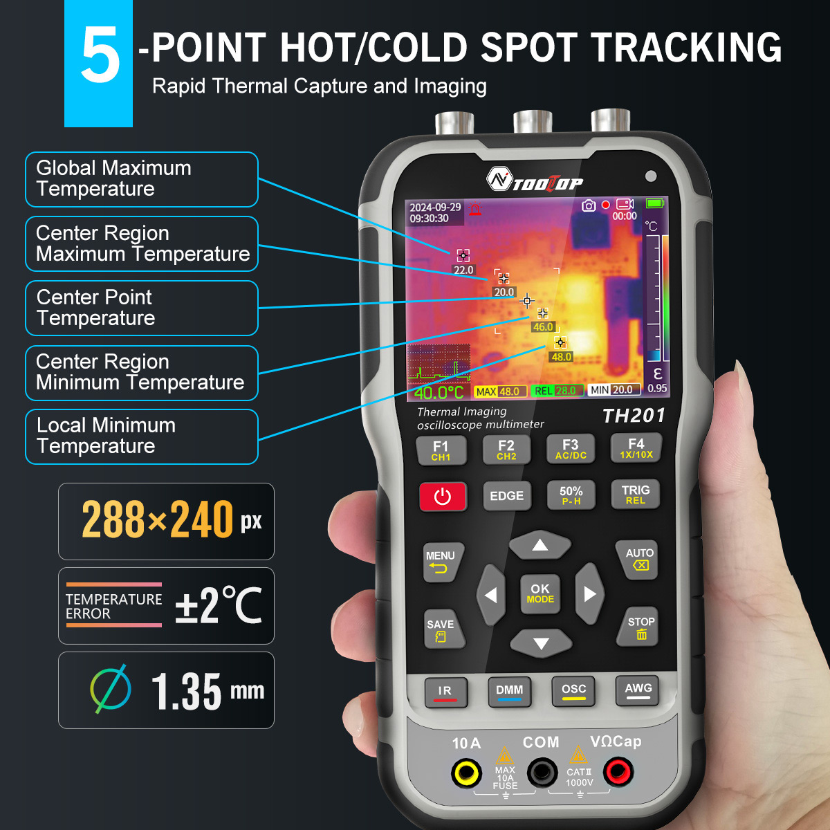 TOOLTOP TH201 4in1 サーマルイメージャ オ - Microcontroller Kit のレビューと価格
