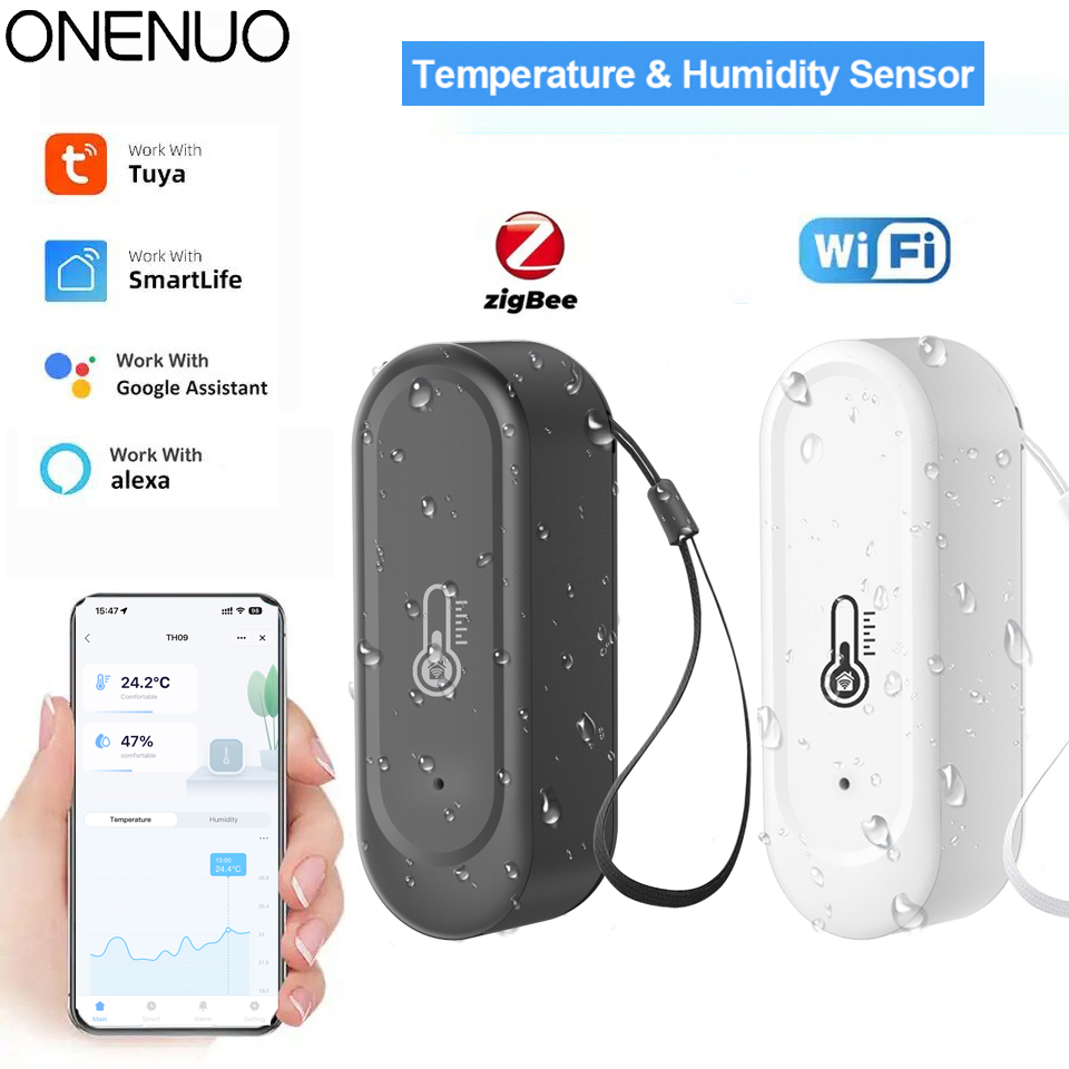 IP65 Tuya Zigbee/WiFi 防水温度湿度セン - Wifi Thermostat のレビューと価格