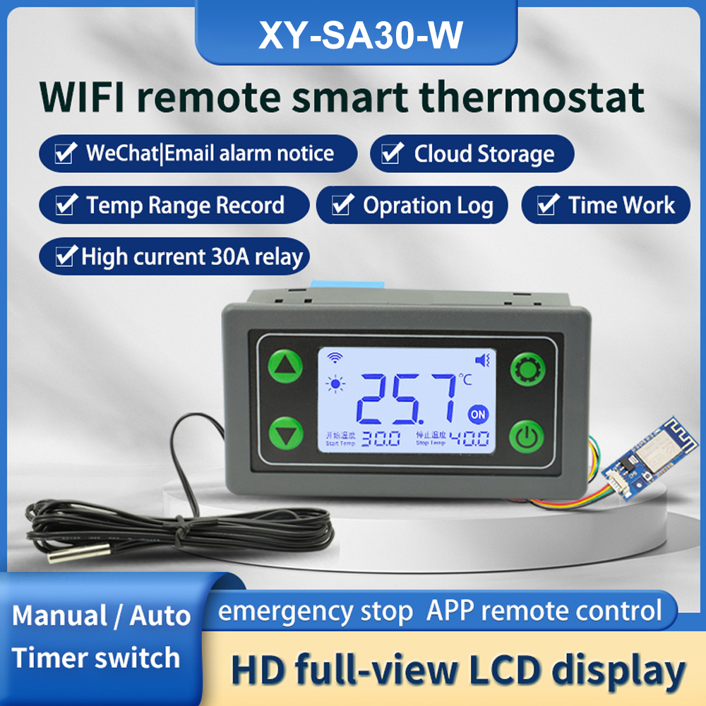 デジタルディスプレイサーモスタット温度コントローラー,wi- - Wifi Thermostat のレビューと価格