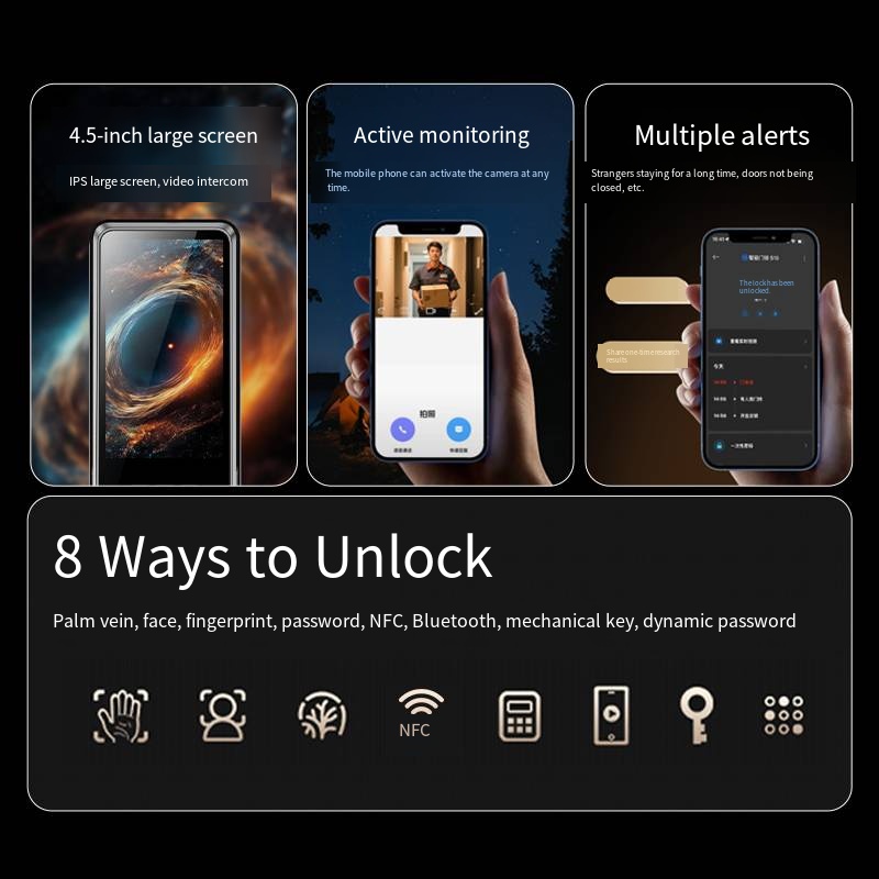 YN S11M スマートホームデジタル電子錠 Xiaomi  - Smart Door Lock Wifi のレビューと価格