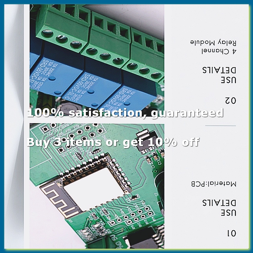 ESP8266 ワイヤレス WIFI 4 チャンネルリレーモ - Esp8266 Relay Module のレビューと価格