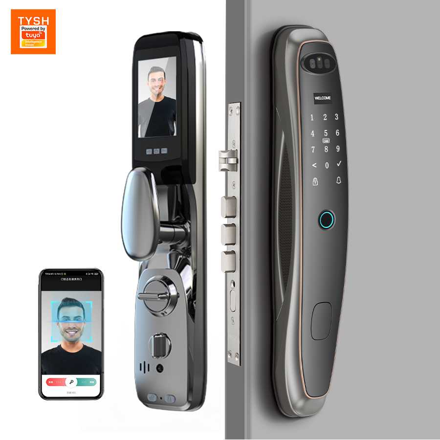Tuya WiFiカメラ スマートロック 3D顔認証 デジタ - Smart Door Lock Wifi のレビューと価格