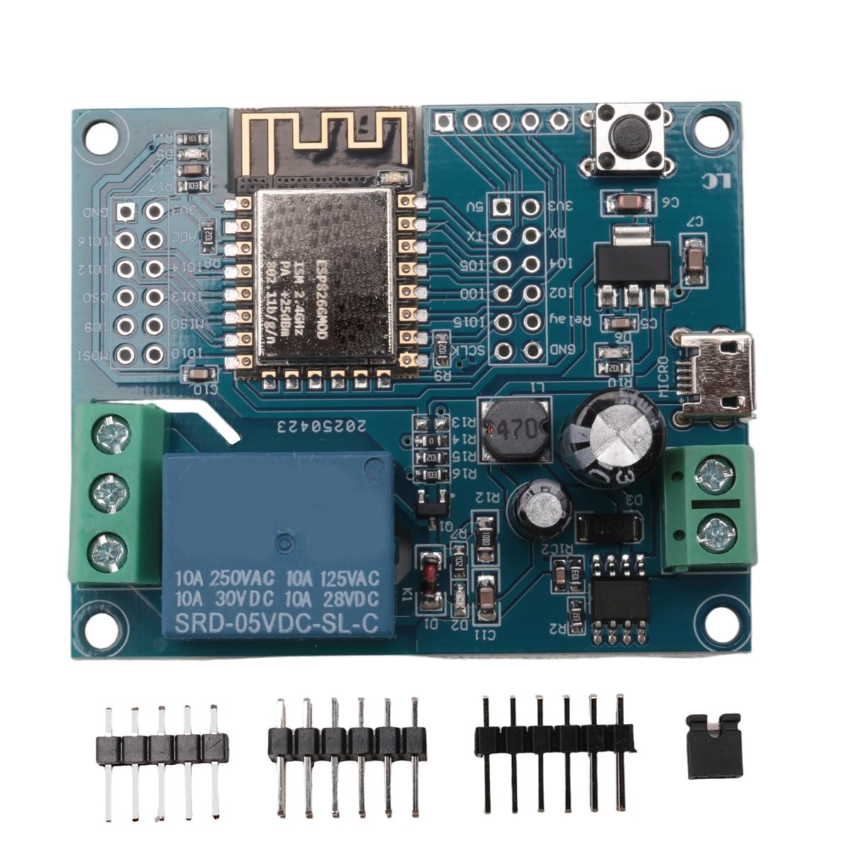 ✤ Wi-Fi中継コントローラーモジュール、DC 5V 8V - Esp8266 Relay Module のレビューと価格