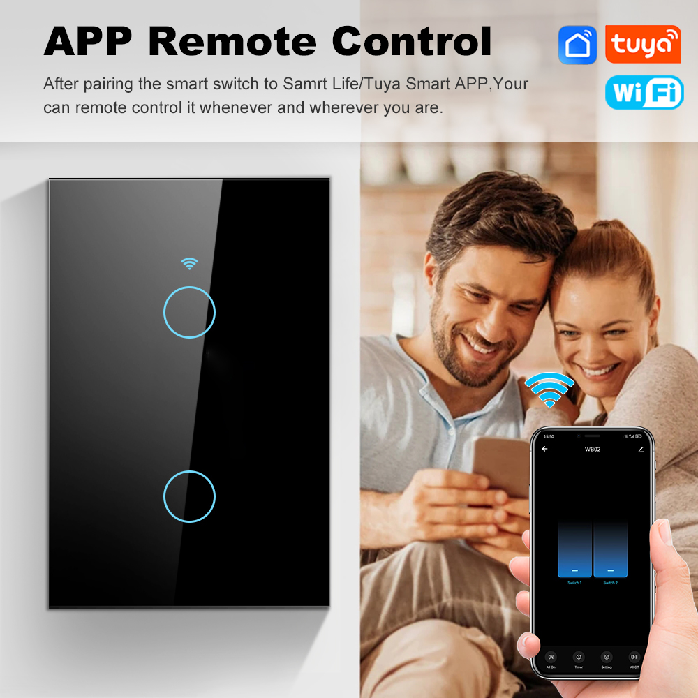 スマートライフ Wifi+Bluetooth タッチライトウ - Smart Light Switch Wifi のレビューと価格