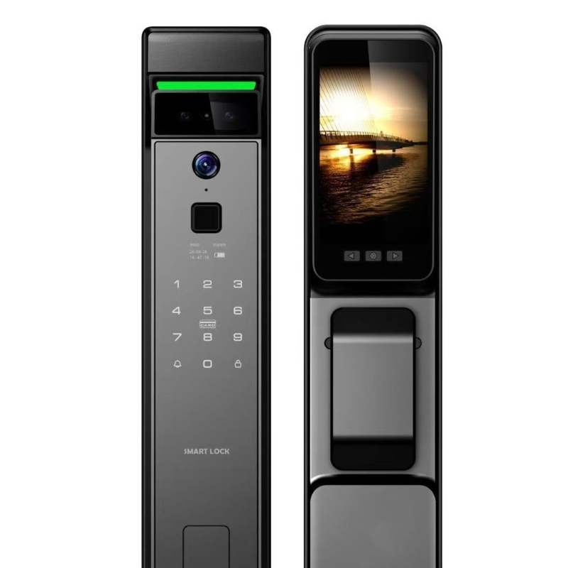 3D顔認証指紋認証玄関ドアパスワードTUYAスマートロック盗 - Smart Door Lock Wifi のレビューと価格