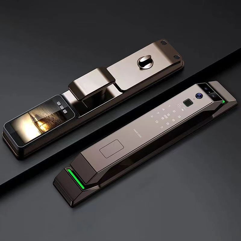3D顔認証指紋認証玄関ドアパスワードTUYAスマートロック盗 - Smart Door Lock Wifi のレビューと価格