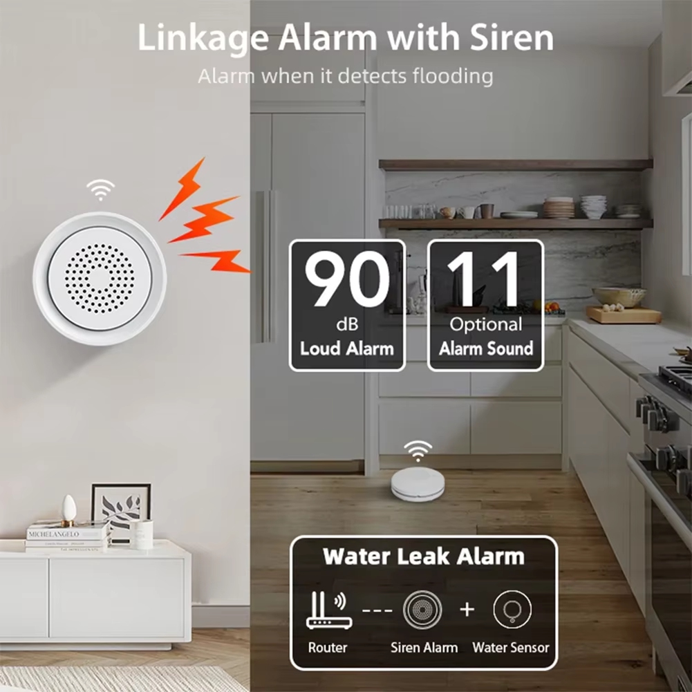 BTLIFE-サイレンアラーム付き洪水検知器 Wifi 水漏 - Smart Home Automation Kit のレビューと価格