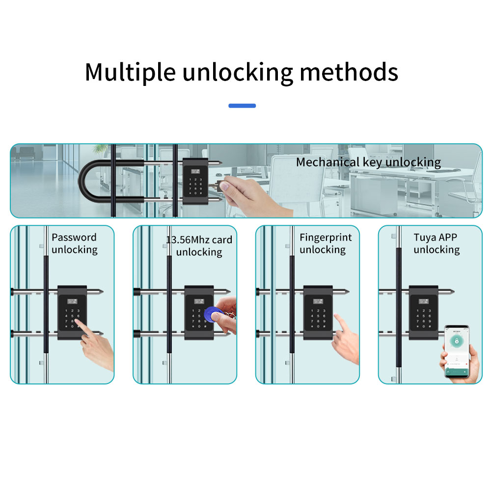電子生体認証指紋ロックサポート Tuya APP 制御 Bl - Smart Door Lock Wifi のレビューと価格
