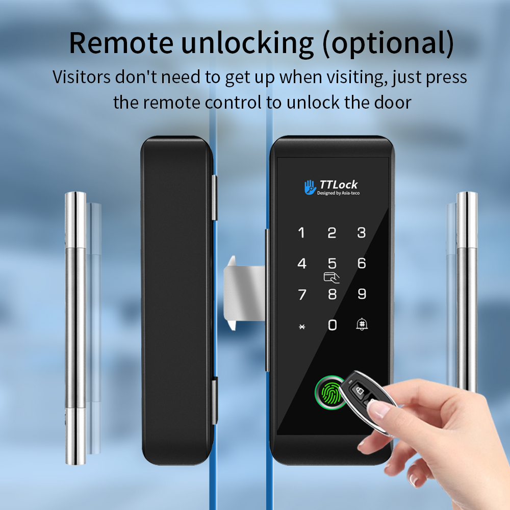 TTLOCK スマートガラスロック 指紋認証 13.56MH - Smart Door Lock Wifi のレビューと価格
